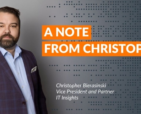 A Note from Christopher