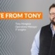 A Note from Tony